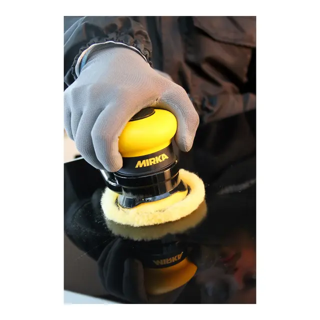 MIRKA Polermaskin RPS 300CV - Ø77mm Bakplate: Ø77mm - m/vakuumsug utgang 