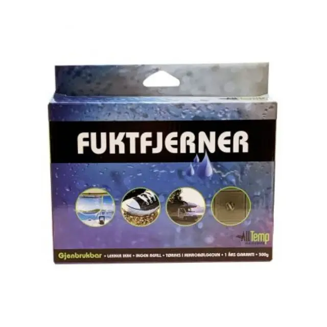 ALLTEMP Fuktfjerner (500 g) Fuktfjerner pose - gjennbruk 
