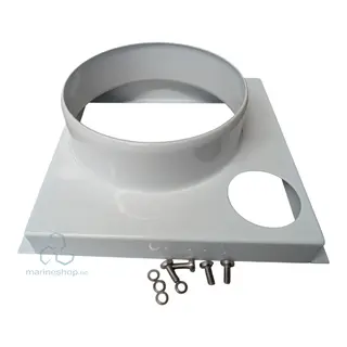 Nippelplate t&#248;rrluft ut p&#229; Fresh D-800 125mm r&#248;rstuss