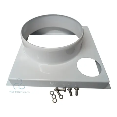 Nippelplate t&#248;rrluft ut p&#229; Fresh D-800 125mm r&#248;rstuss