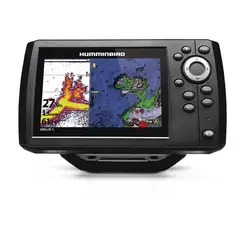 HUMMINBIRD Helix 5 Chirp  G3 Med XNT 9 HW T hekksvinger - GPS