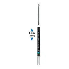 SHAKESPEARE VHF antenne 120cm Galaxy Sort