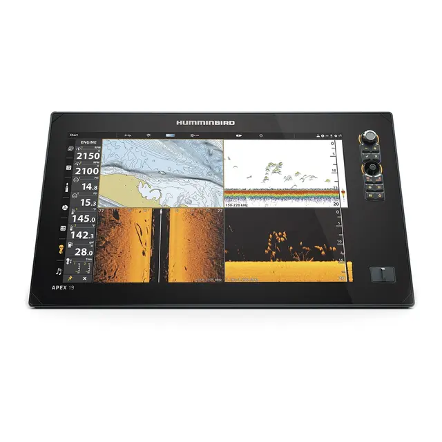 HUMMINBIRD Apex 19 Msi+ GPS Touch skjerm - med svinger 
