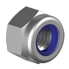 Låsemutter - M6 Syrefast A4 - 10pk