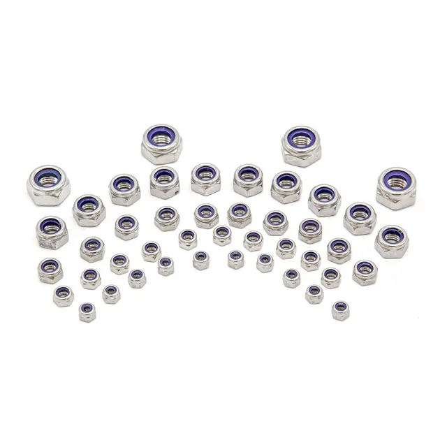 Låsemutter - M6 Syrefast A4 - 10pk 