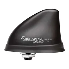 SHAKESPEARE VHF haifinne antenn Sort For motor og RIB, enkel installasjon.