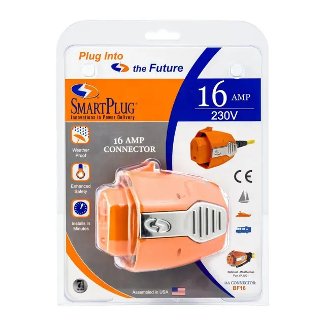 SMARTPLUG kontakt 230VAC 16A Landstrømskontakt 