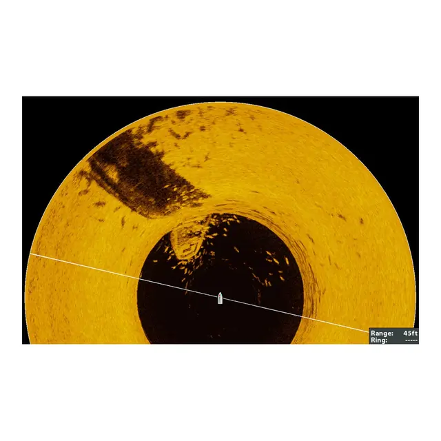 HUMMINBIRD Mega 360° -  50" giver Uten feste - fullt bilde under båten 