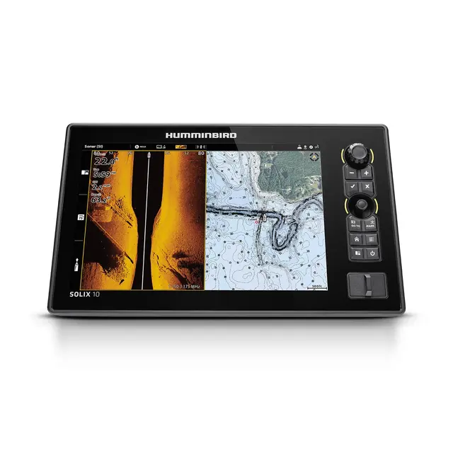 HUMMINBIRD Solix 10 Chirp Mega SI+ G3 10,1" touch og knapper - Mega Imaging + 