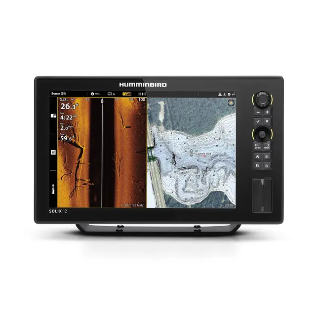 HUMMINBIRD Solix 12 Chirp Mega SI+ G3 12,1" touch - Mega Imaging - m/svinger 