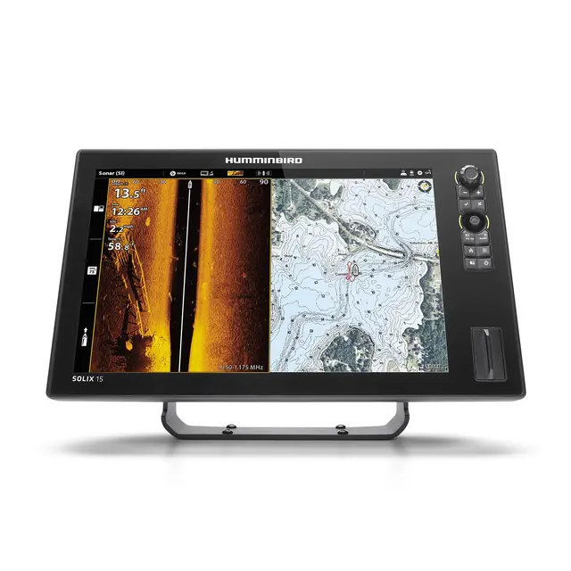 HUMMINBIRD Solix 15 Chirp Mega SI+ G3 15,4" touch - Mega Imaging - m/ svinger 