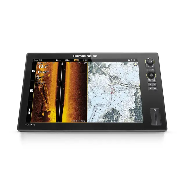 HUMMINBIRD Solix 15 Chirp Mega SI+ G3 15,4" touch - Mega Imaging - m/ svinger 