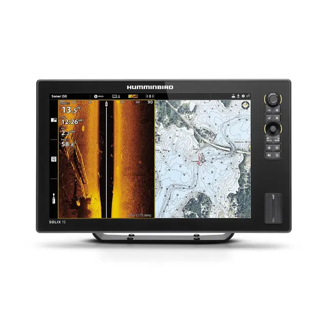 HUMMINBIRD Solix 15 Chirp Mega SI+ G3 15,4" touch - Mega Imaging - m/ svinger 