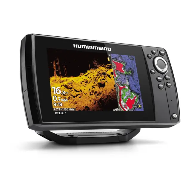 HUMMINBIRD Helix 7 Chirp MDI GPS G4 Med Hekkgiver og Navioncs kart 