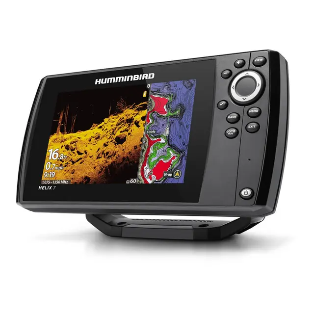 HUMMINBIRD Helix 7 Chirp MDI GPS G4 Med Hekkgiver og Navioncs kart 