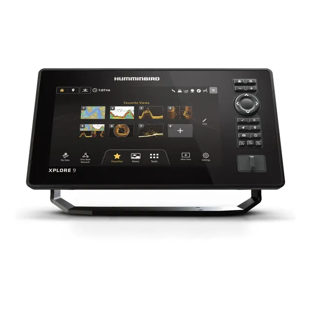 HUMMINBIRD Xplore 9 CHO 9" skjerm - touch + knapp - uten giver 
