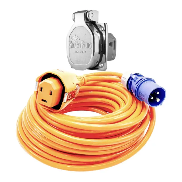SMARTPLUG Landstrøms kit 12m kabel - Inntak og kontakt pakke 
