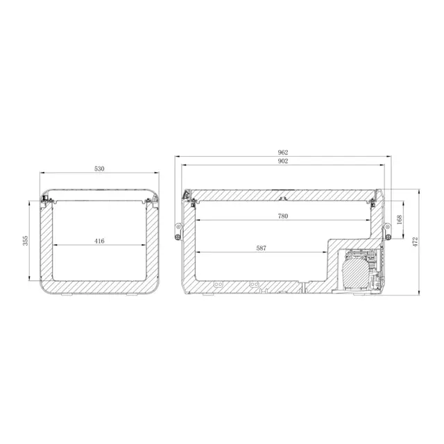 DOMETIC  CFX3 100 A+ 88 l Mobil kompressorkjøler og fryser 