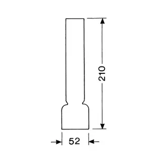Glass &#216;52 x 210