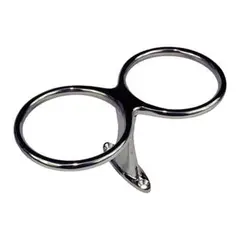 Glass/Flaskeholder 316, 2 stk toppmontert