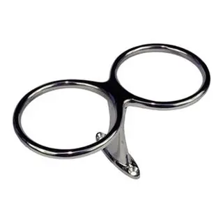 Glass/Flaskeholder 316, 2 stk toppmontert 
