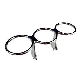 Glass/Flaskeholder 316, 3 stk boltmontert