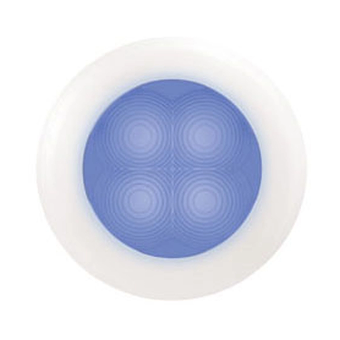HELLA MARINE Slimline LED 12V Hvit ring med blått lys