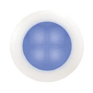 HELLA MARINE Slimline LED 12V hvit, blått lys 