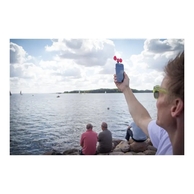 VAAVUD Vindmåler "Mjolnir", hvit for iPhone/iPad & Android 
