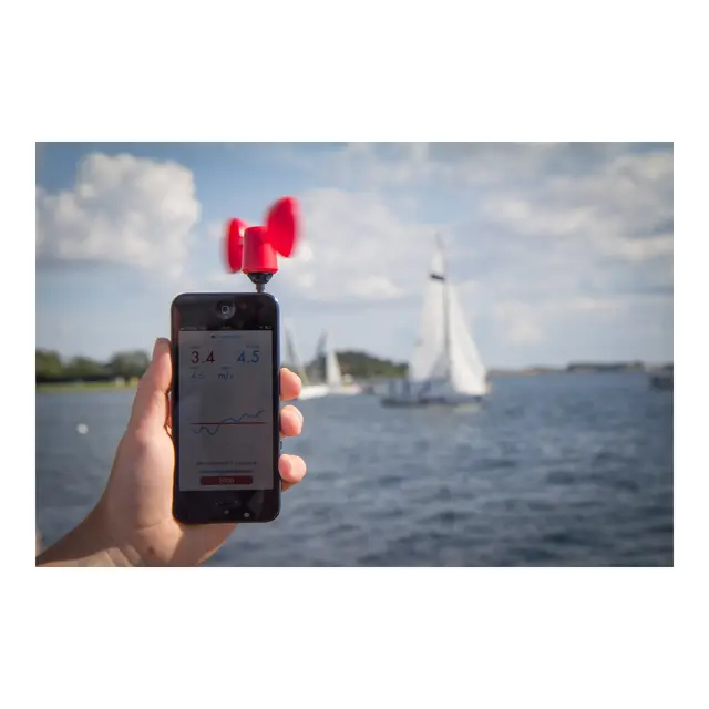 VAAVUD Vindmåler "Mjolnir", hvit for iPhone/iPad & Android 