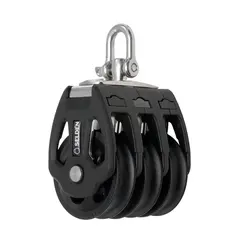 SELD&#200;N Blokk PBB60 trippel m/glidelager, &#216;60mm trinser