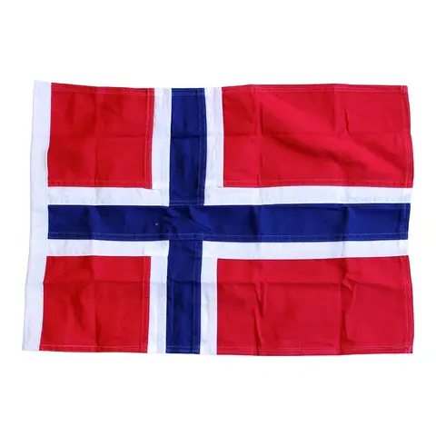 ADELA Norsk b&#229;tflagg, 120 x 87 cm Royal Bomull