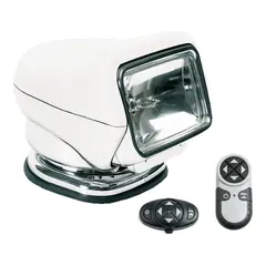 GOLIGHT STRYKER Fjernstyrt lyskaster 24V Hvit - 2 tr&#229;dl&#248;se fjerkontroller