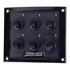 Bryterpanel m/ 6 brytere