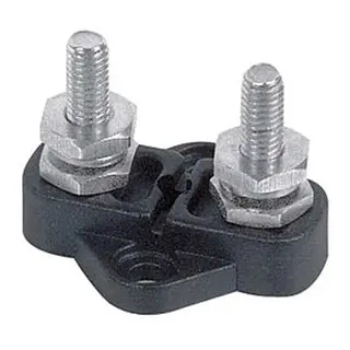 BEP El. kobling "Studs" dobbel Ø6mm u/deksel 