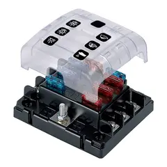 BEP Sikringsboks for 6 sikringer (ATC) m/lokk