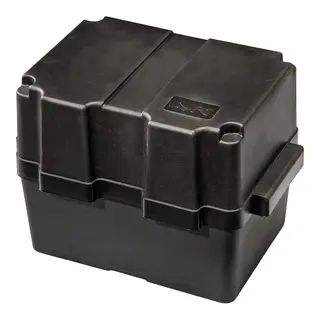 Batterikasse Nr. liten innv: 28x23x19,5 cm - utv: 34x25x23 cm