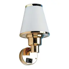 Vegglampe messing