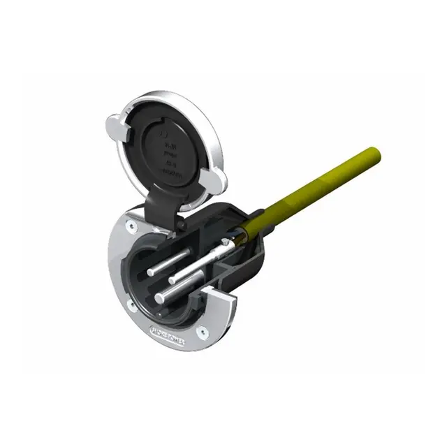 RATIO Landstrømkabel Gul - 16A 25 m - 3x2,5mm2 - Han/Hun 