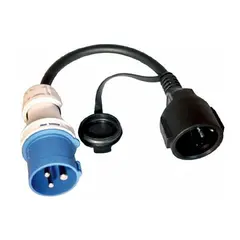 LTC Adapterkabel, 0,5m CEE han - Schucko Hun