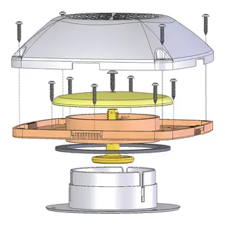Ventilator &quot;Square&quot;