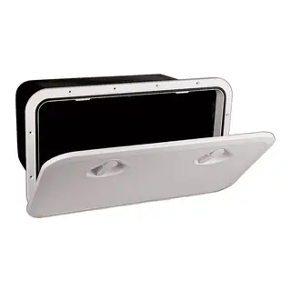 Oppbevaringsboks, stor/hvit TOP LINE