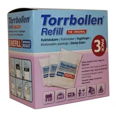 TORRBOLLEN Refill til fuktsluker, 3-pack