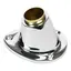 Flaggstangholder forkr utenp&#229;liggende for &#216;23mm og &#216;25mm flaggfot