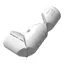 PLASTIMO Bumper&#174; fleksbel - 3/4 hvit - 180 x 800 mm