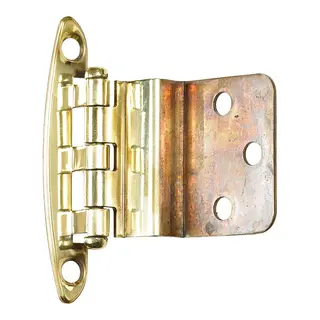 Hengsle polert messing 70x53 Hengsel for 10 mm tykke plater
