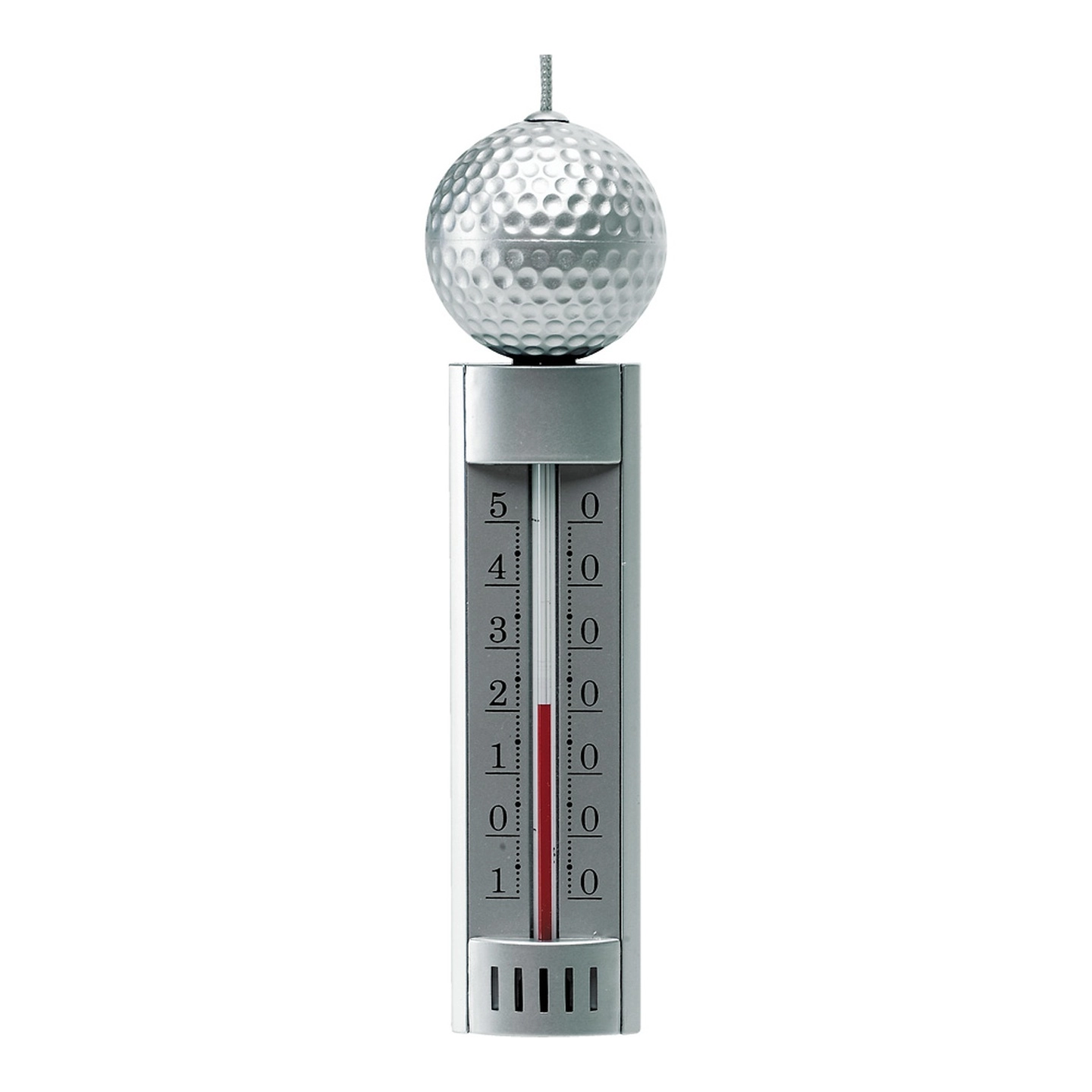 Badetermometer, sølvfarget