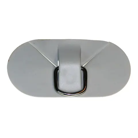 D-ring med feste, PVC, gr&#229;