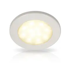 HELLA MARINE EuroLED 115 Downlight Varmhvit lys / Hvit ring