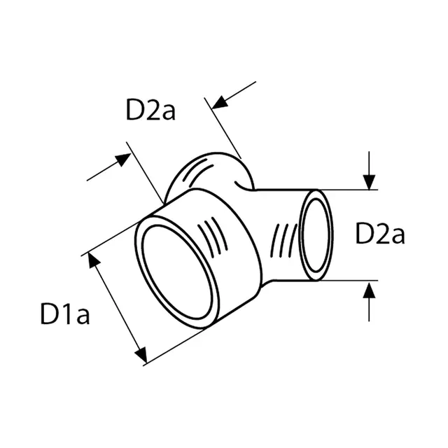 WEBASTO Y-stykke Ø 80/55/55mm 